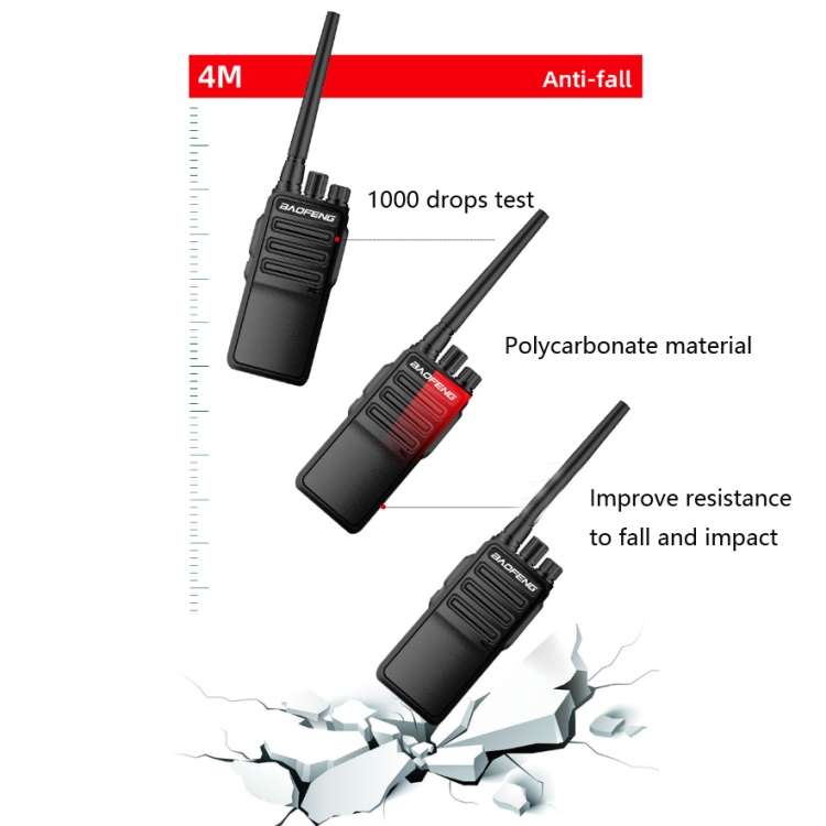 Baofeng BF-1904 Radio Communication Equipment High-power Handheld Walkie-talkie, Plug Specifications