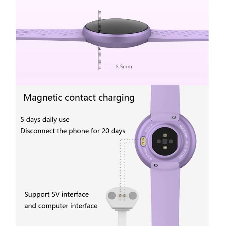 Bozlun B36 1.04 inch Color Screen Smart Bracelet, IP68 Waterproof,Support Heart Rate Monitoring/Mens
