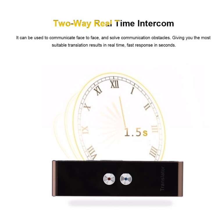 Portable Smart Voice Translator Upgrade Version for Learning Travel Business Meeting 3 in 1 voice Te