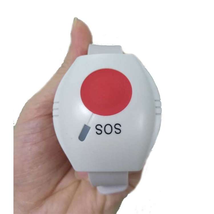EM-70 Wireless Emergency Alarm Wristband Sending Help Signal Fall Detect SOS Button for Old People,