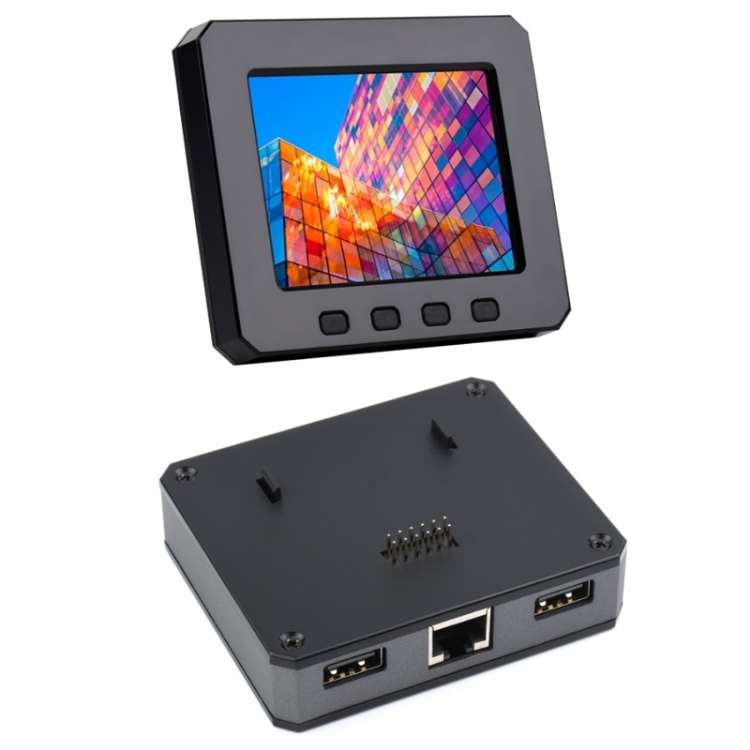 Waveshare for Raspberry Pi Zero / Zero 2 W HDMI USB HUB Module+ POD Case, Set:With 2.8inch LCD Modul