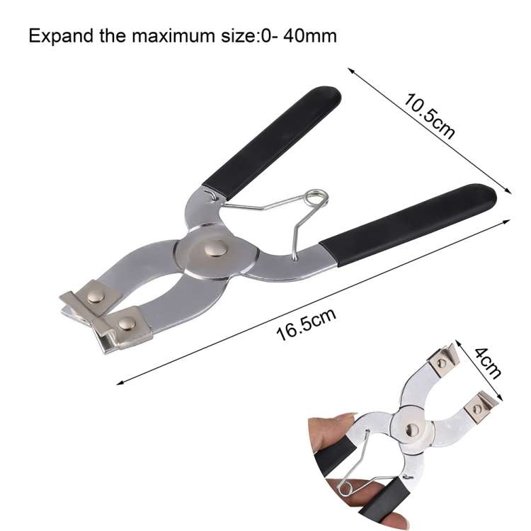 Plier Piston Ring Installer Pliers Expander Installer Remove Tool Car Hand Tools(Black)