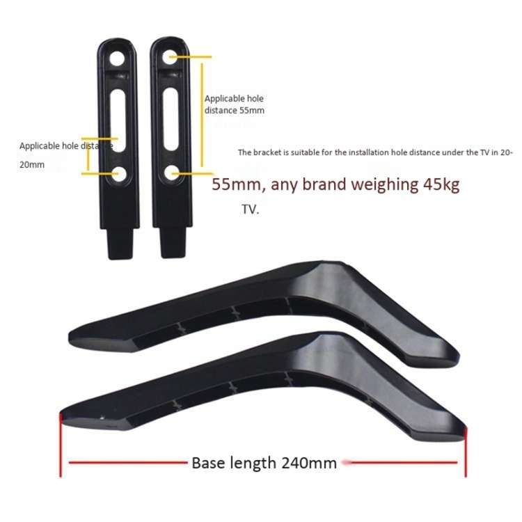 ST08 Punch-Free Base Stand Desktop Stand Holder for 32-65 inch LCD LED Flat Panel Television