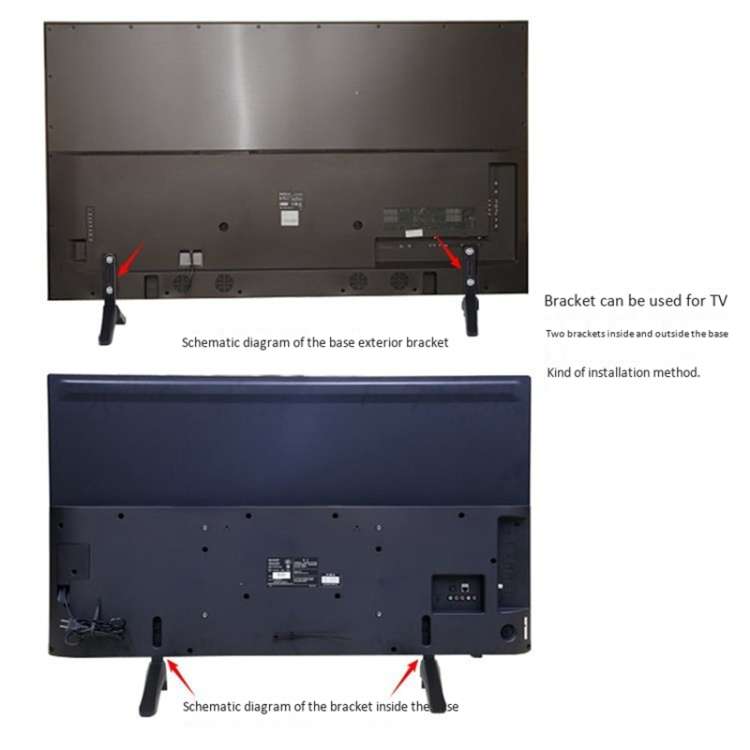 ST08 Punch-Free Base Stand Desktop Stand Holder for 32-65 inch LCD LED Flat Panel Television