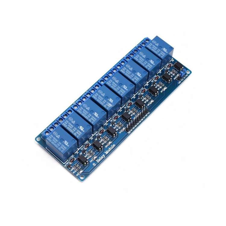 HW-281A DC 5V 8-Channel Relay Expansion Board Module Control Panel with Indicator PLC Relay