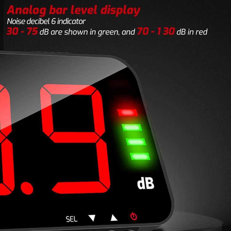 TASI TA653B Large-Screen Noise Meter Wall-Mounted Decibel Meter