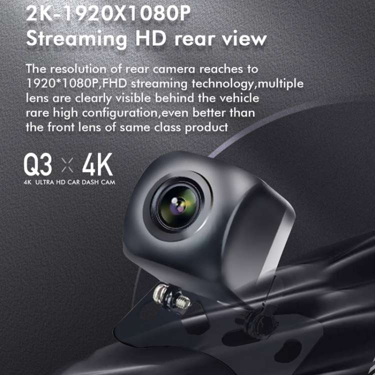 Anytek Q3 4K Driving Recorder WiFi Dual Record Night Vision Sensor Mobile Detection Recorder