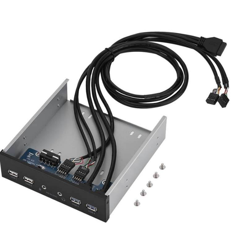 2 x USB 3.0+2 x USB2.0+ HD-AUDIO  Desktop PC Case Internal Front Panel