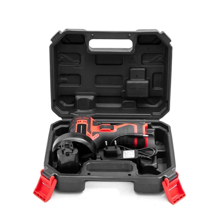 HILDA 12V 3 Inch Li-Ion Angle Grinder Home Cutting And Sanding Machine, US Plug, Model: Plastic Pack
