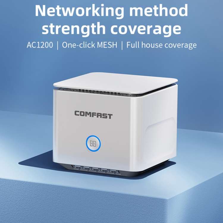 COMFAST CF-WR651AC  AC1200 Mesh Wireless Router 2.4G&5G Wi-Fi Repeater Amplifier