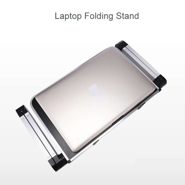 Universal 360 Degree Adjustment Folding Aluminum Alloy Laptop Stand(White)