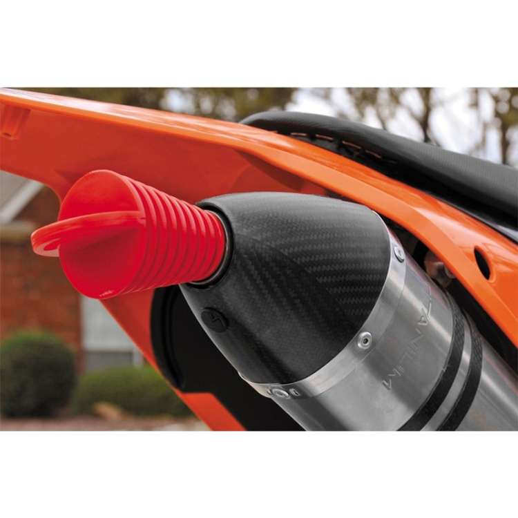 Motorcycle Exhaust Pipe Motocross Tailpipe PVC Air-bleeder Plug Exhaust Silencer Muffler Wash Plug P