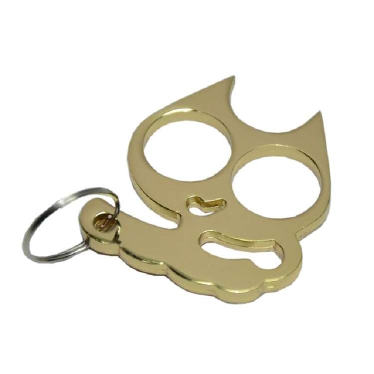 5 PCS Kitty Outdoor Metal Self-defense Keychain Outdoor Self-defense Window Breaking Tool, Size:0.4