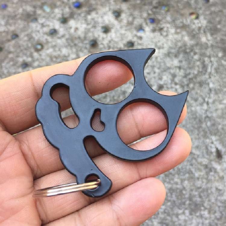 5 PCS Kitty Outdoor Metal Self-defense Keychain Outdoor Self-defense Window Breaking Tool, Size:0.4