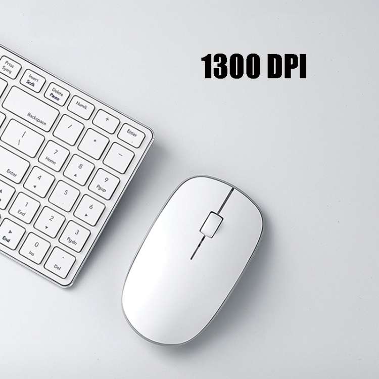 Rapoo 9300G 99 Keys Multi-modes 2.4G + Bluetooth Wireless Keyboard and Mouse Set(White)