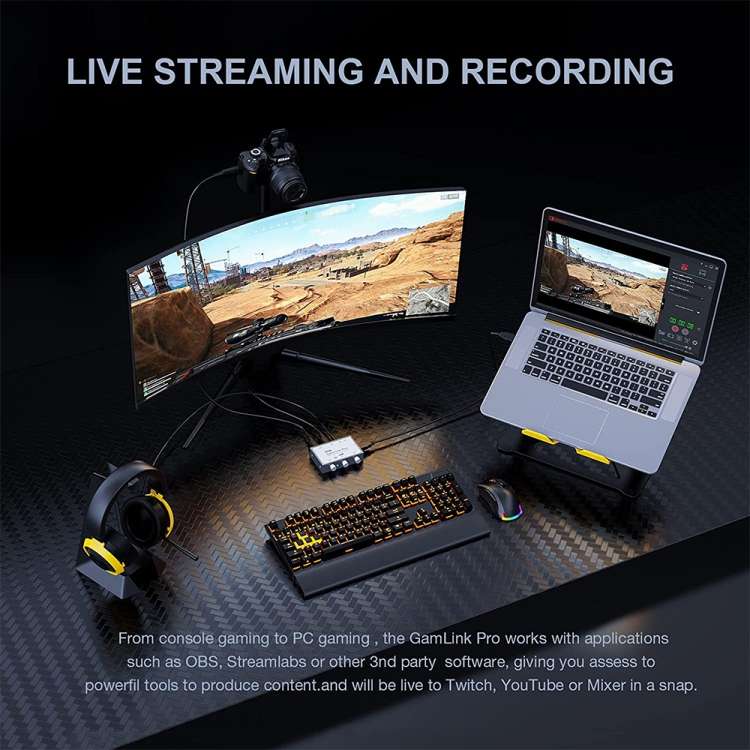 EZCAP312 Game Link Plus Volume Adjustment Game Capture