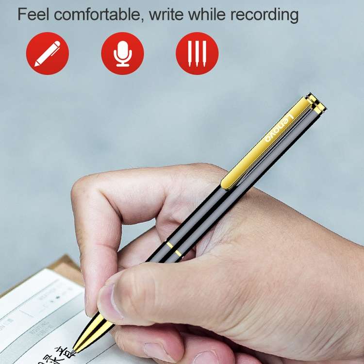 Original Lenovo B628 32GB Intelligent Voice Control Noise Reduction Pen Shape Recording Pen