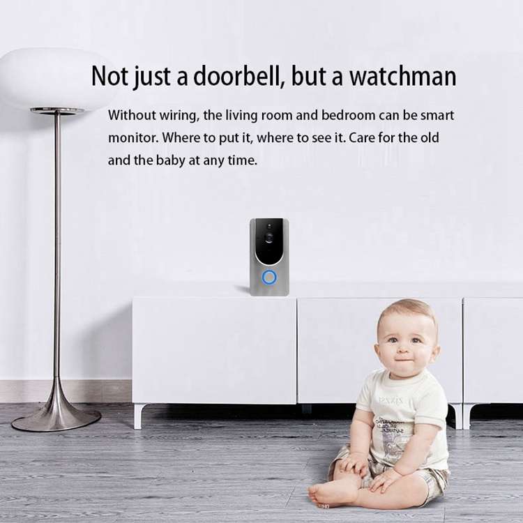 VESAFE Home VS-M3 HD 720P Security Camera Smart WiFi Video Doorbell Intercom, Support TF Card & Nigh