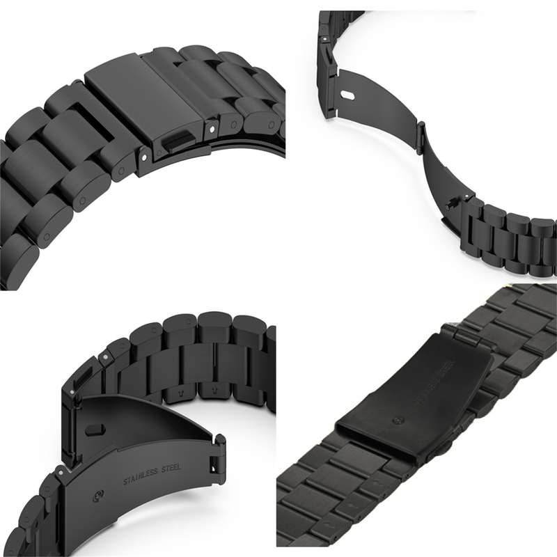 For Apple Watch Series 9&8&7 41mm / SE 3&SE 2&6&SE&5&4 40mm / 3&2&1 38mm Fold Buckle 3 Beads St