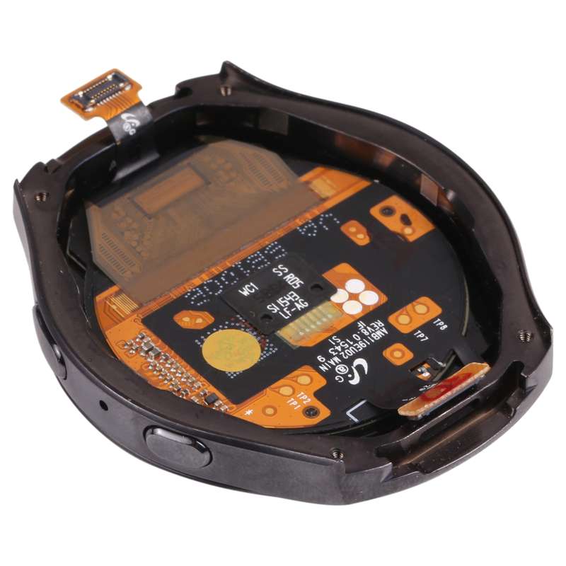 LCD Screen and Digitizer Full Assembly With Frame for Samsung Galaxy Gear S2 SM-R720(Black)