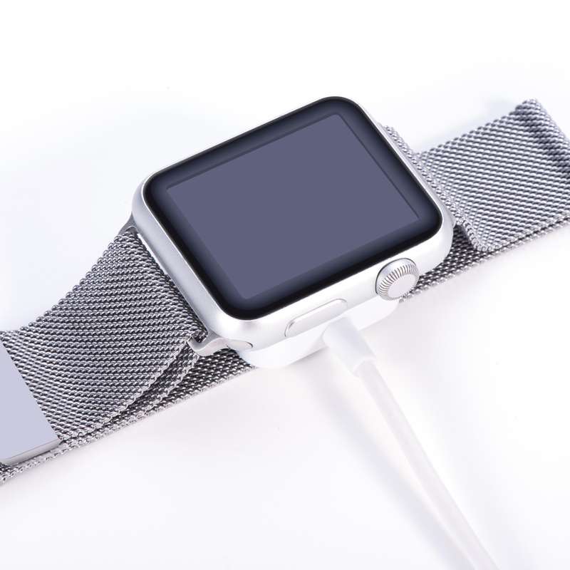 1m Square Magnetic Fast Charger USB Charging Cable for Watch Apple Series Ultra/8/7/6/SE/SE2/5/4/3/2