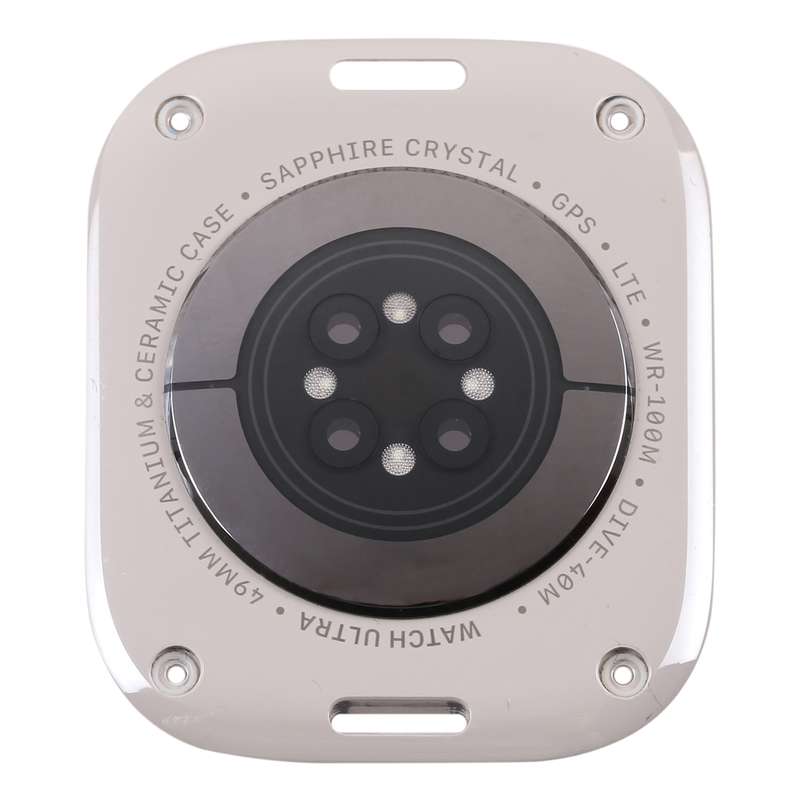 Glass Back Cover With Charging Module For Apple Watch Ultra 1 49mm