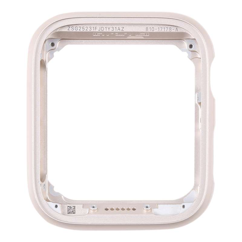 For Apple Watch Series SE 2022 44mm Aluminum Alloy Middle Frame Bezel Plate(Black)