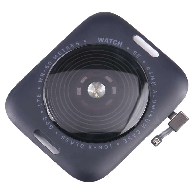Glass Back Cover With Wireless Charging Coil For Apple Watch Series SE 2022 44mm LTE Edition (Grey)