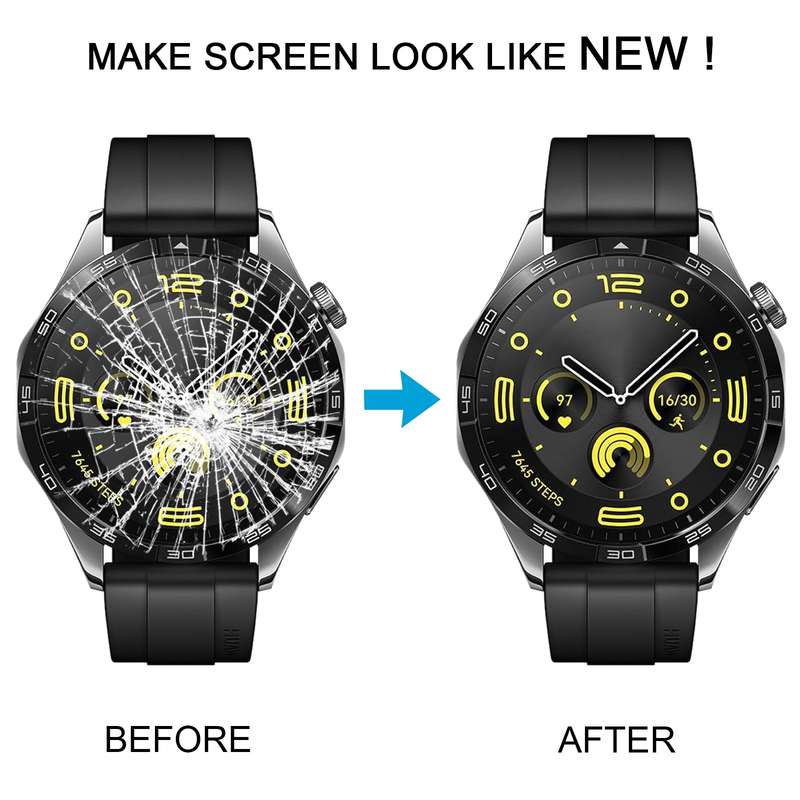 For Huawei Watch GT 4 46mm Original Front Screen Outer Glass Lens (Black)