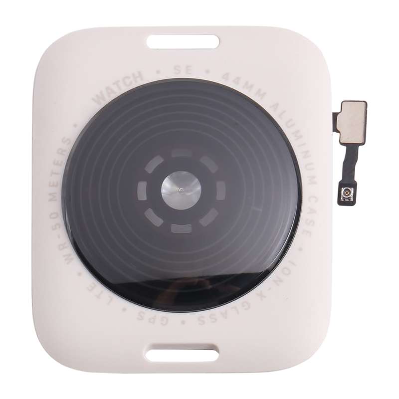 For Apple Watch SE 2022 44mm LTE Edition Rear Housing Glass Cover with Cable (Aurora)
