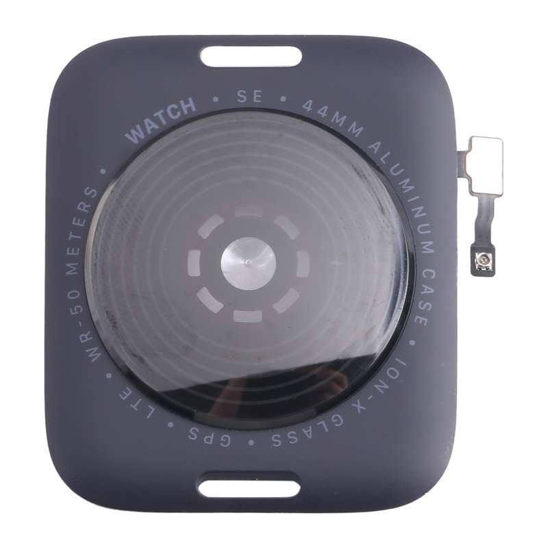For Apple Watch SE 2022 44mm LTE Edition Rear Housing Glass Cover with Cable (Aurora)