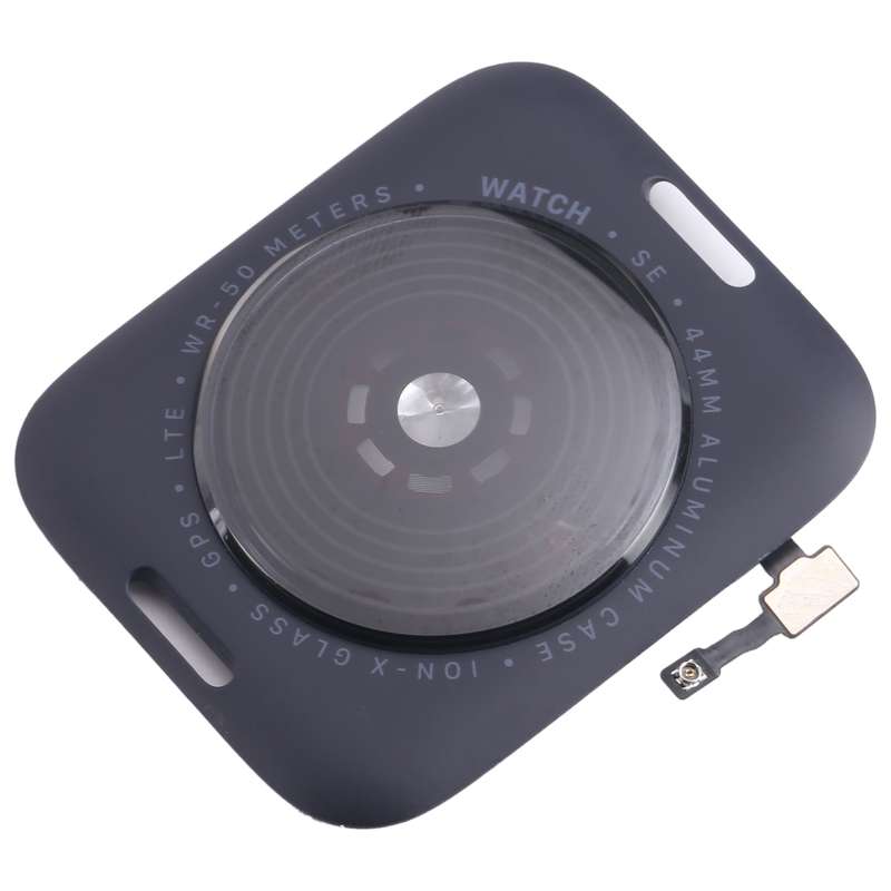 For Apple Watch SE 2022 44mm LTE Edition Rear Housing Glass Cover with Cable (Aurora)