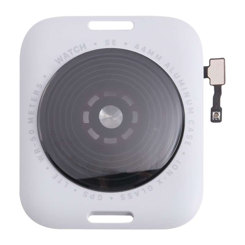 For Apple Watch SE 2022 44mm LTE Edition Rear Housing Glass Cover with Cable (Aurora)