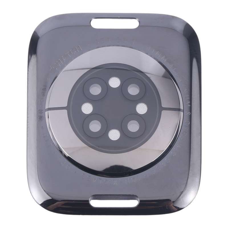 For Apple Watch Series 9 41mm Rear Housing Glass Cover(Black)