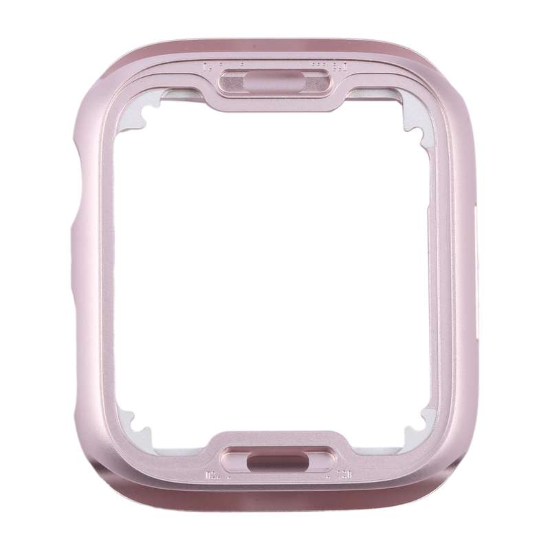 For Apple Watch Series 9 41mm Aluminum Alloy Middle Frame Bezel Plate (Pink)