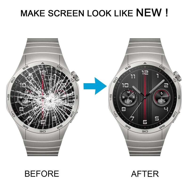 For Huawei Watch GT 4 46mm Original LCD Screen Digitizer Full Assembly With Frame (Silver)