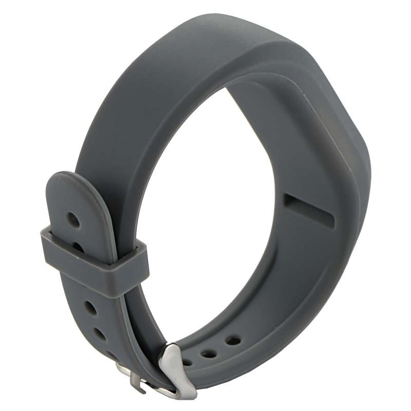 For Garmin Vivofit 3 Smart Watch Silicone Watch Band, Length: about 24.2cm(Grey)