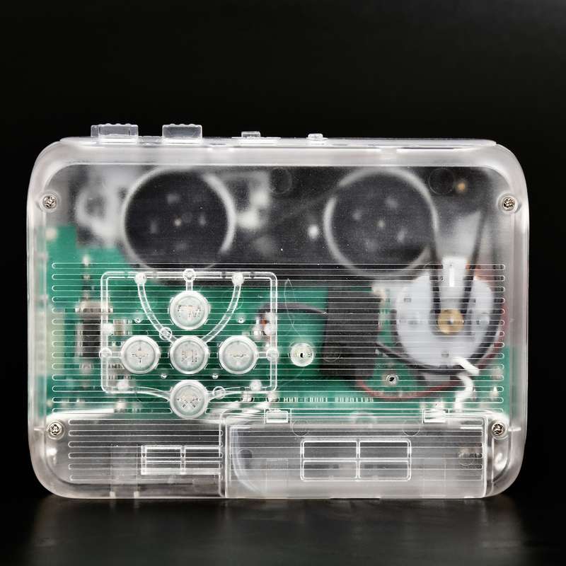 Tonivent TON007B Portable Bluetooth Tape Cassette Player, Support FM / Bluetooth Input and Output(Bl