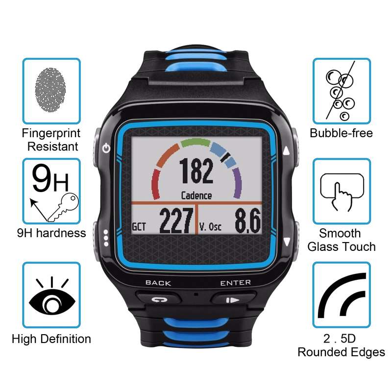 For Garmin Forerunner 920XT 0.26mm 2.5D 9H Tempered Glass Film Screen Protector