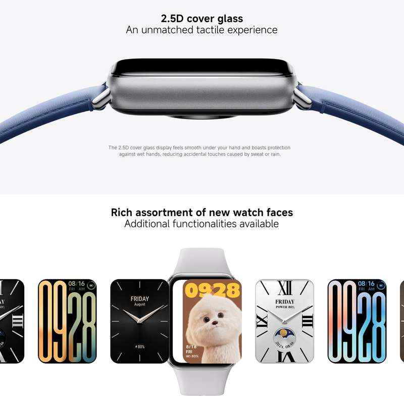 Original Xiaomi Smart Band 9 Pro 1.74 inch AMOLED Screen 5ATM Waterproof Smart Watch, Support Blood