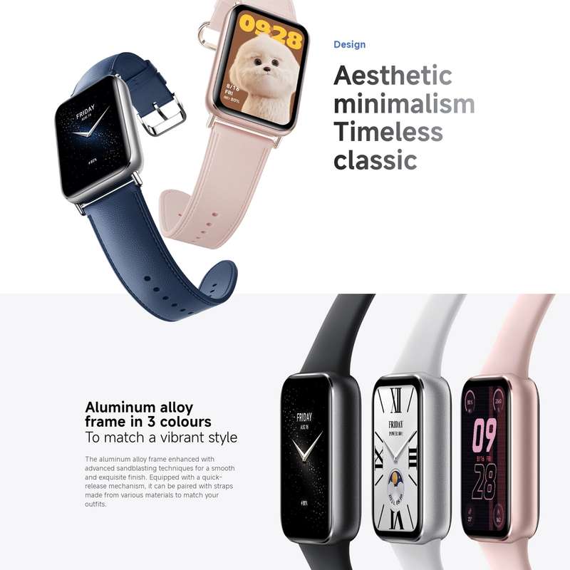 Original Xiaomi Smart Band 9 Pro 1.74 inch AMOLED Screen 5ATM Waterproof Smart Watch, Support Blood