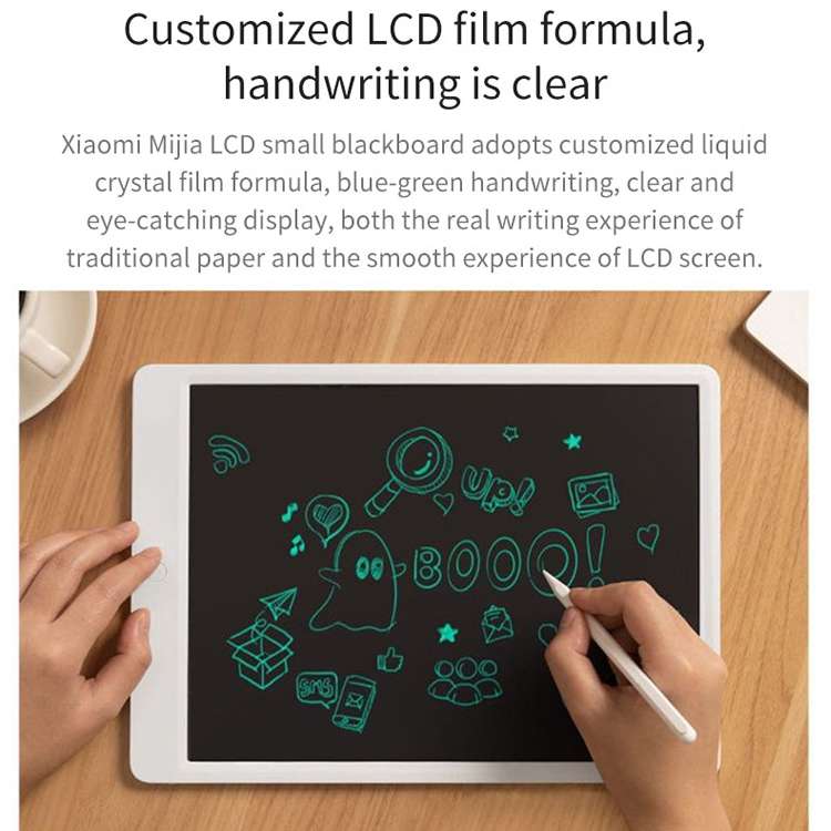 Original Xiaomi Mijia 13.5 inch LCD Digital Graphics Board Electronic Handwriting Tablet with Pen(Wh