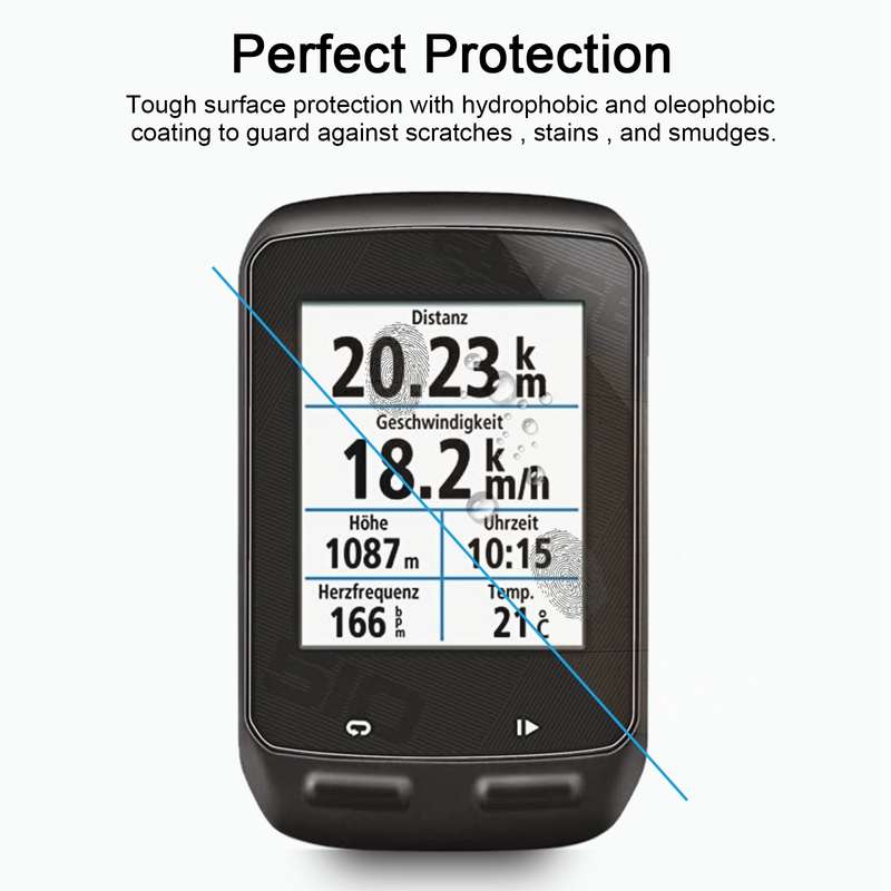For Garmin Edge 510 0.26mm 2.5D 9H Tempered Glass Film Screen Protector