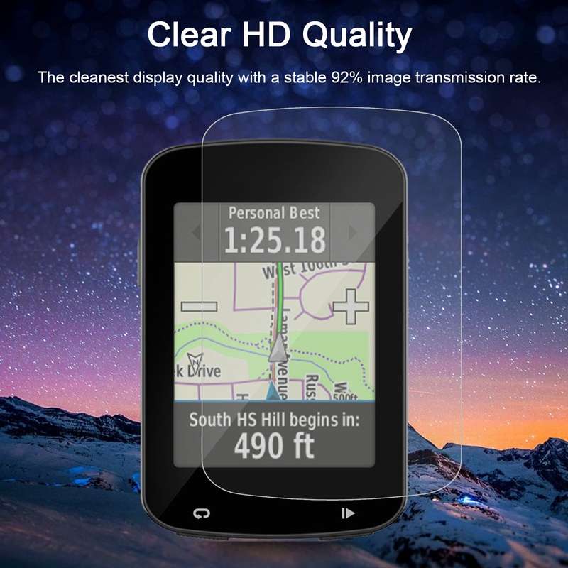 For Garmin Edge 820 0.26mm 2.5D 9H Tempered Glass Film Screen Protector