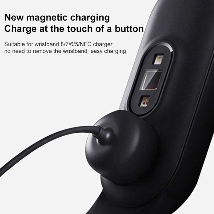 For Xiaomi Mi Band 5 / 6 / 7 USB Port Magnetic Attraction Charging Cable