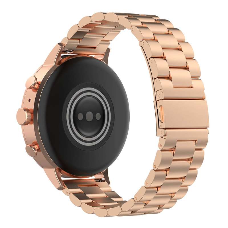18mm Steel Wrist Strap Watch Band for Fossil Female Sport / Charter HR / Gen 4 Q Venture HR (Colour)