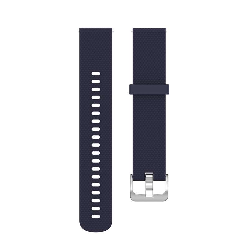 22mm Texture Silicone Wrist Strap Watch Band for Fossil Hybrid Smartwatch HR, Male Gen 4 Explorist H