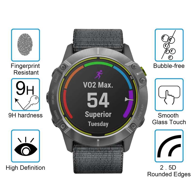 For Garmin Enduro Smart Watch Tempered Glass Film Screen Protector