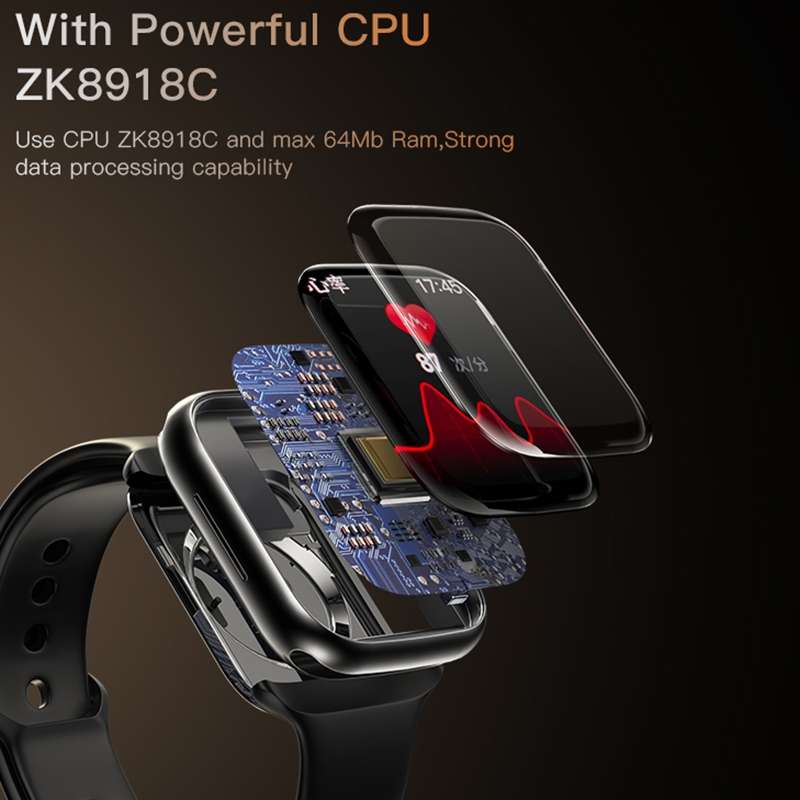 Yesido IO17 1.89 inch IPS Screen IP67 Waterproof Smart Watch, Support Blood Pressure Monitoring / EC
