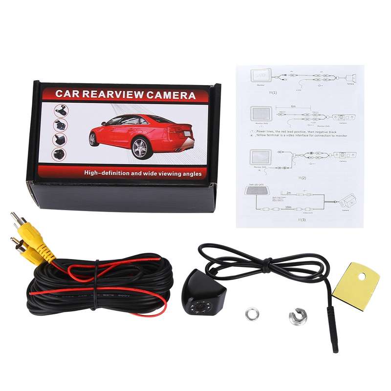 6018 LED 0.3MP Security Backup Parking IP68 Waterproof Rear View Camera, PC7070 Sensor, Support Nigh